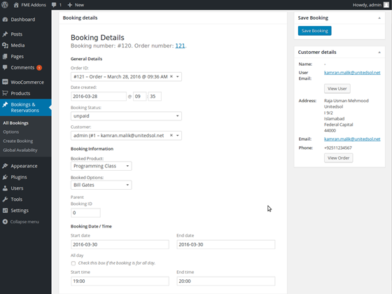eCommerce Extensions : WooCommerce Booking Plugin by FMEAddons